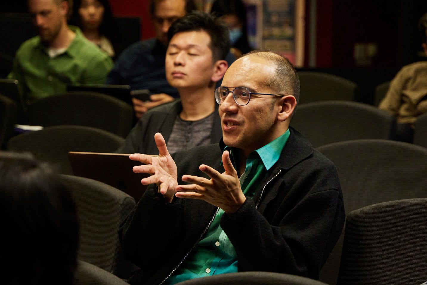 Inti Guerrero in the audience
