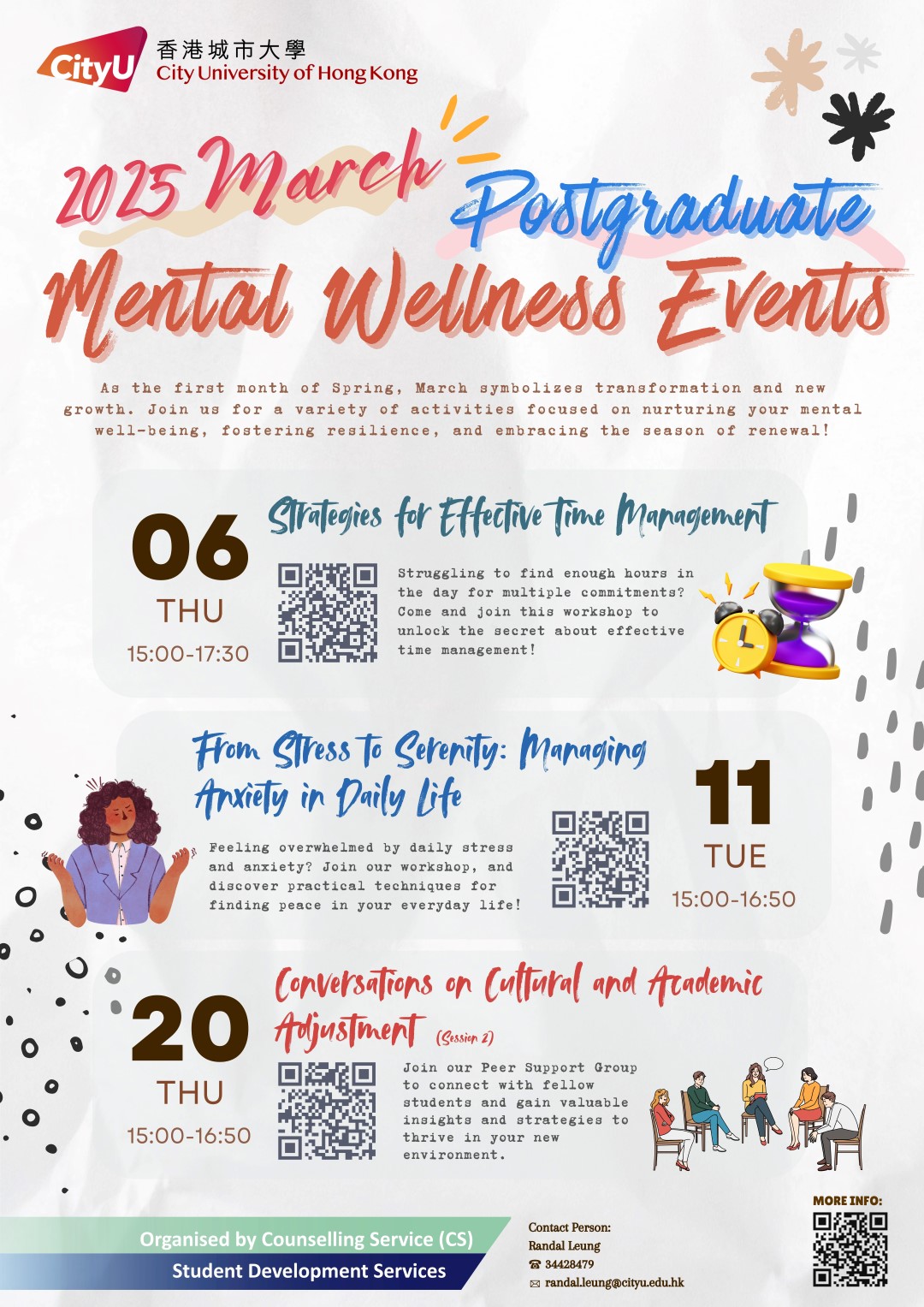 2025 March Postgraduate Mental Wellness Events