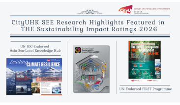 CityUHK SEE Research Highlights Featured in THE Sustainability Impact Ratings 2026