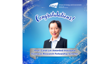 Professor Carol Lin Awarded Inaugural Overseas Research Fellowship Scheme