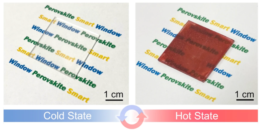 Thermochromic Perovskite Smart Windows