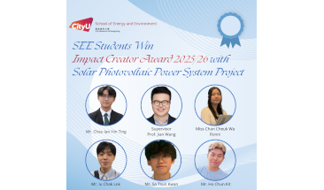 SEE Students Win Impact Creator Award 2025/26 with Solar Photovoltaic Power System Project