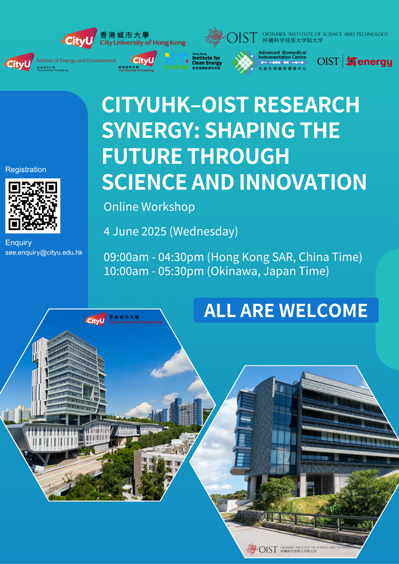 CityUHK–OIST Research Synergy