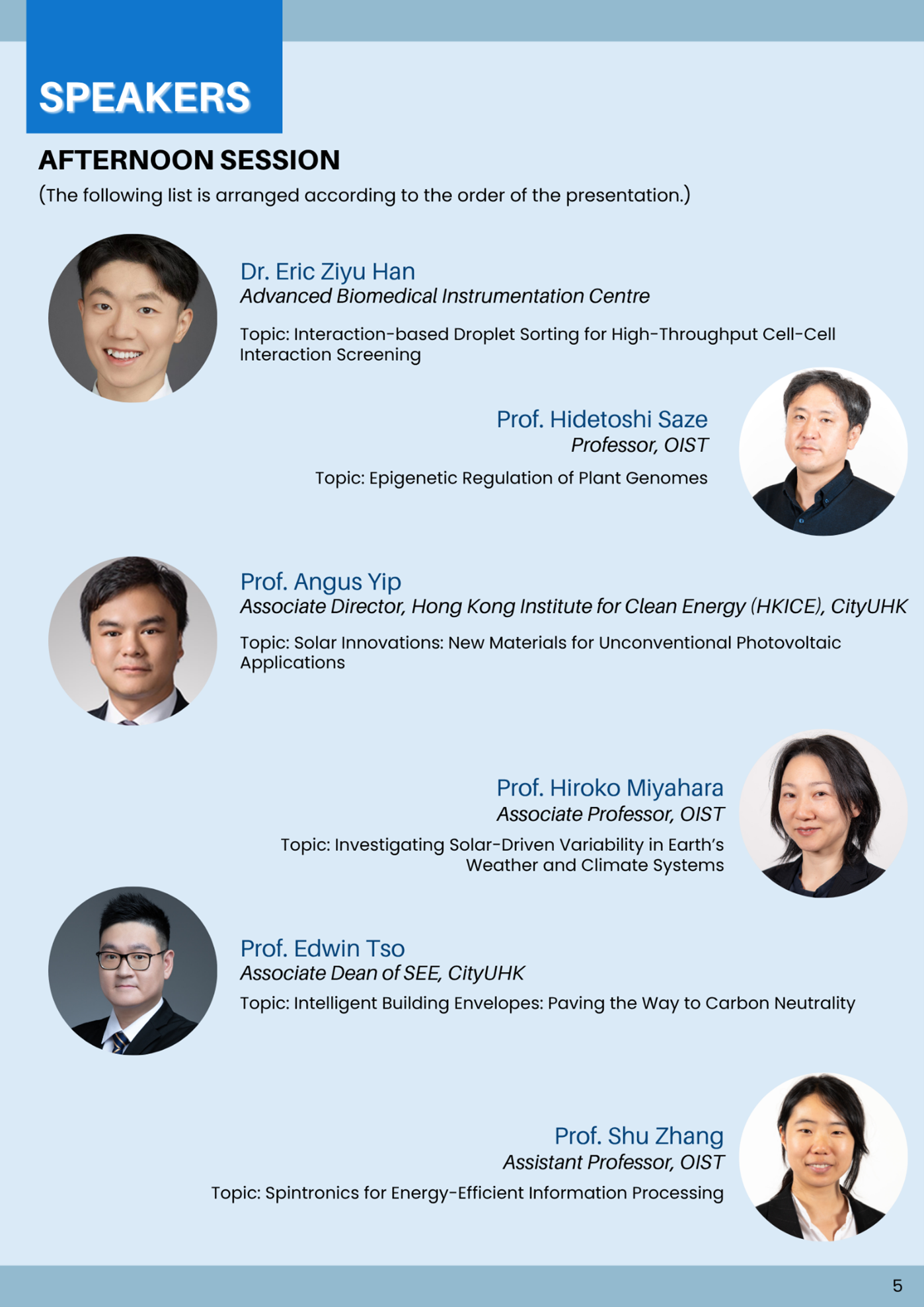 CityUHK–OIST Research Synergy