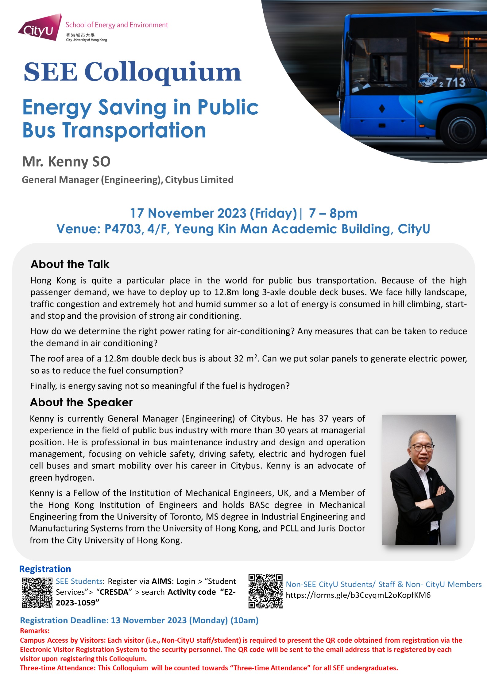 Energy Saving in Public Bus Transportation