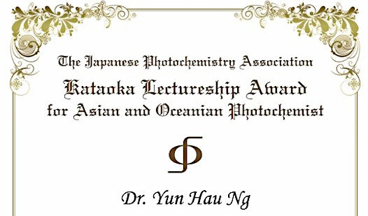 Kataoka Lectureship Award Oceanian Photochemist 2021