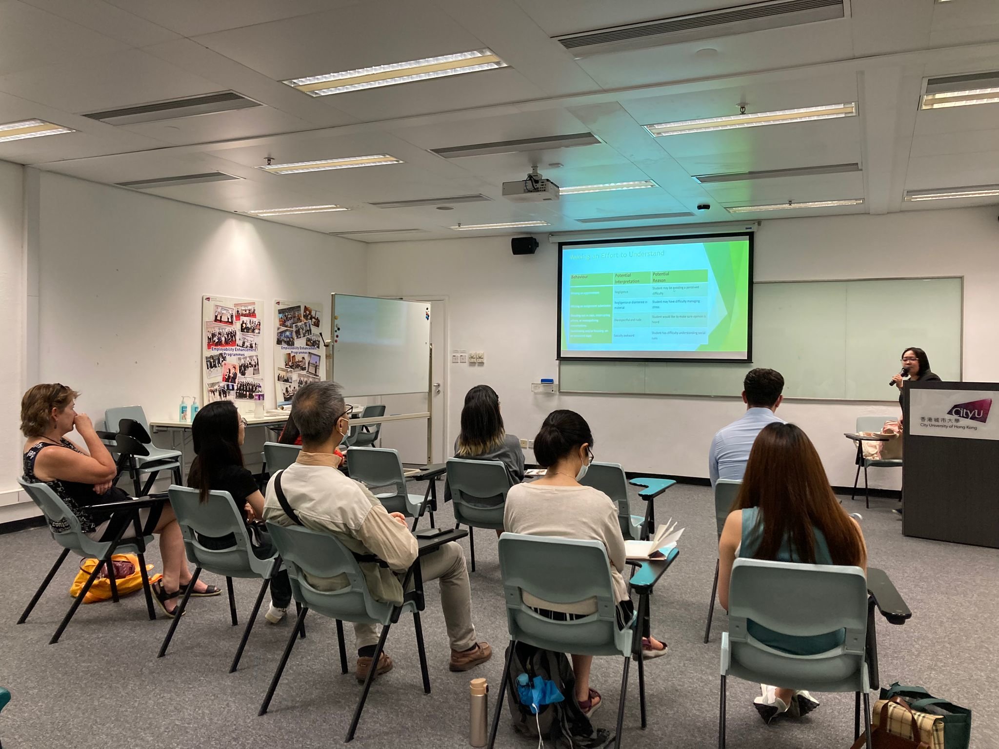 The educational psychologist was sharing the potential issues that can lead to mental illness.
