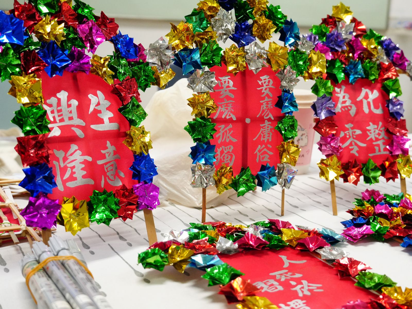 SEN Fun Day-  Made in Hong Kong: An inclusive Art and Taste Journey Session 1 - Mini Festive Flower Plaque Workshop