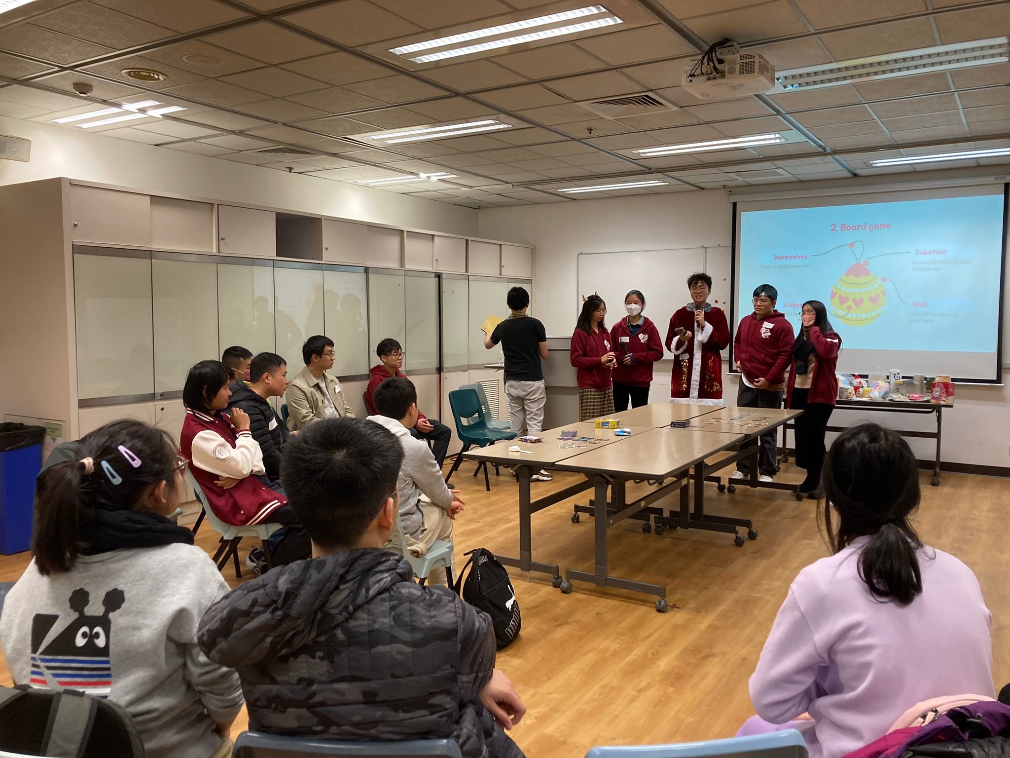 SEN StudentsXInclusion Ambassadors Christmas Party 2023 Board game introduction