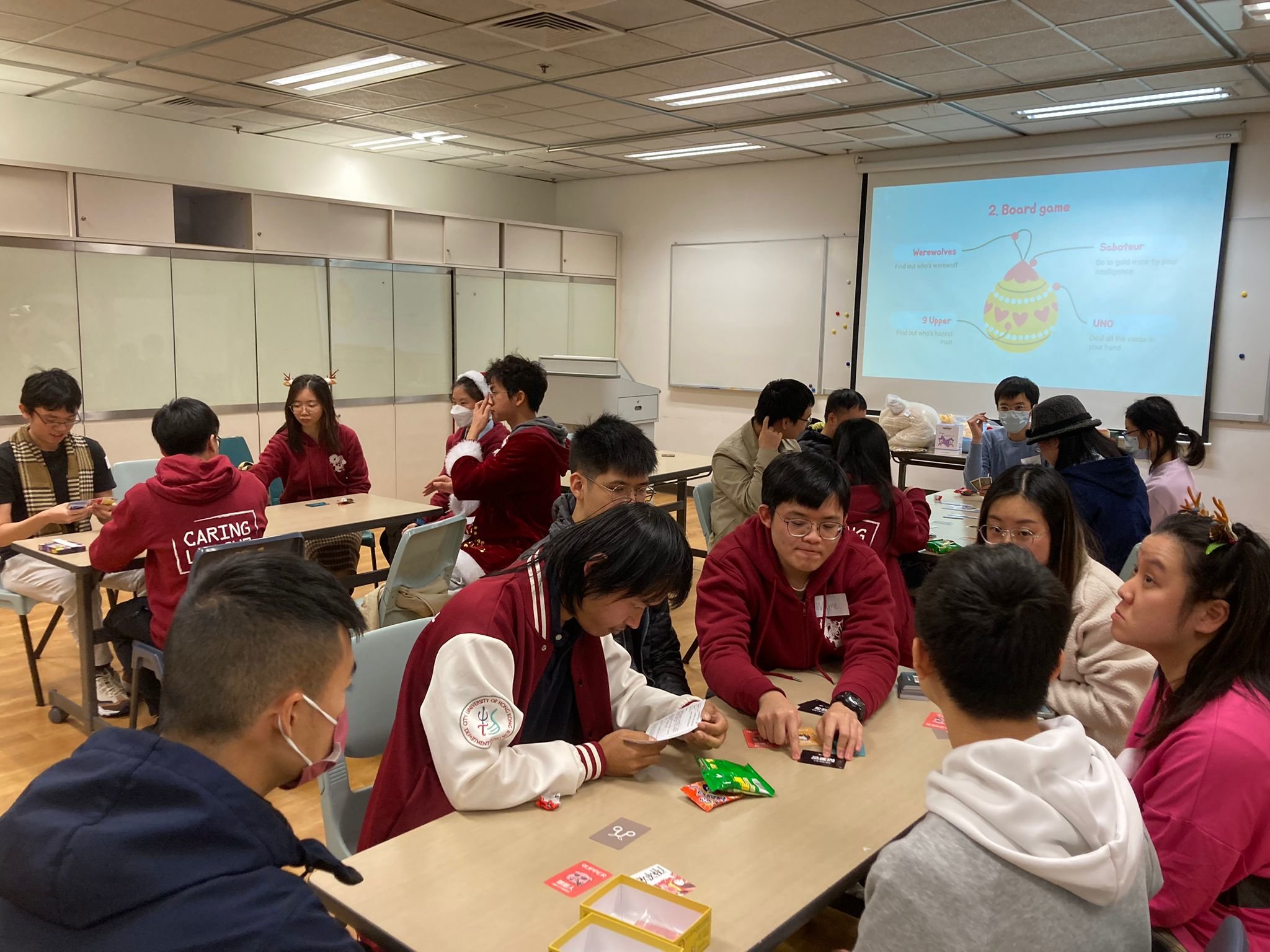SEN StudentsXInclusion Ambassadors Christmas Party 2023 Board game