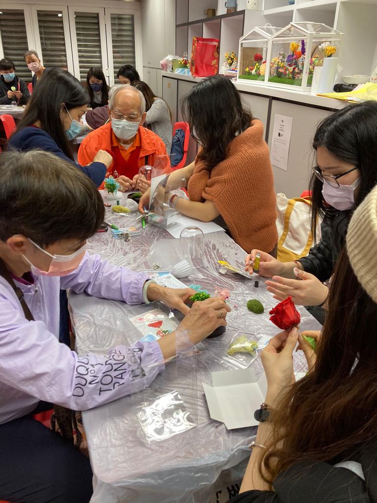 共融週2023: 與長者製作永生花工作坊
