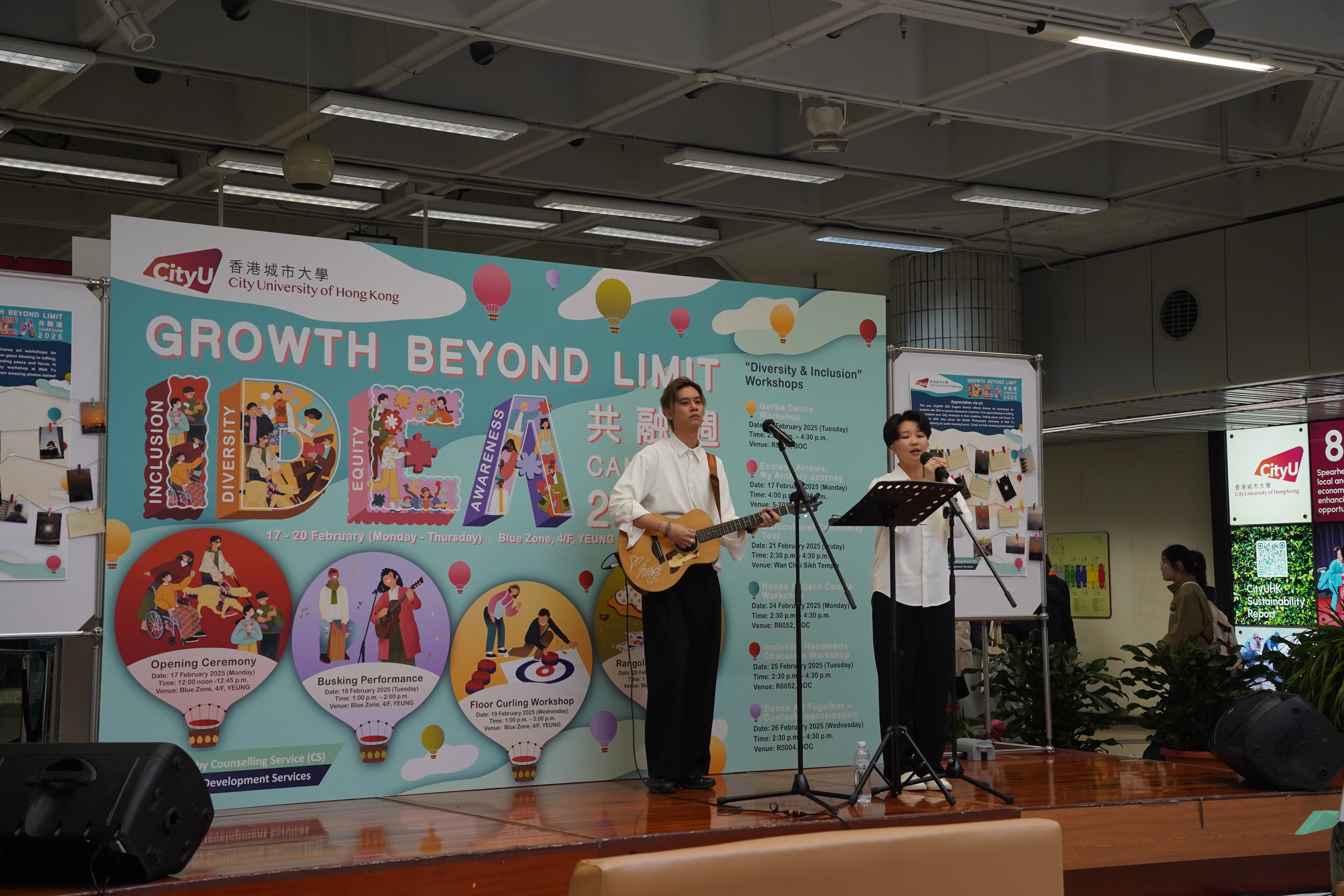 Busking Performance.