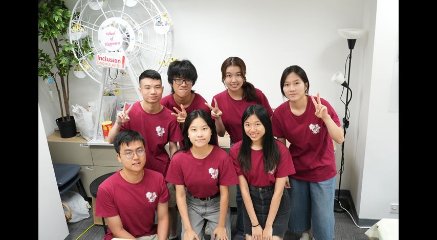 Group photo for Inclusion Ambassadors 25/26 AY. 2025/26 學年的共融大使合照。