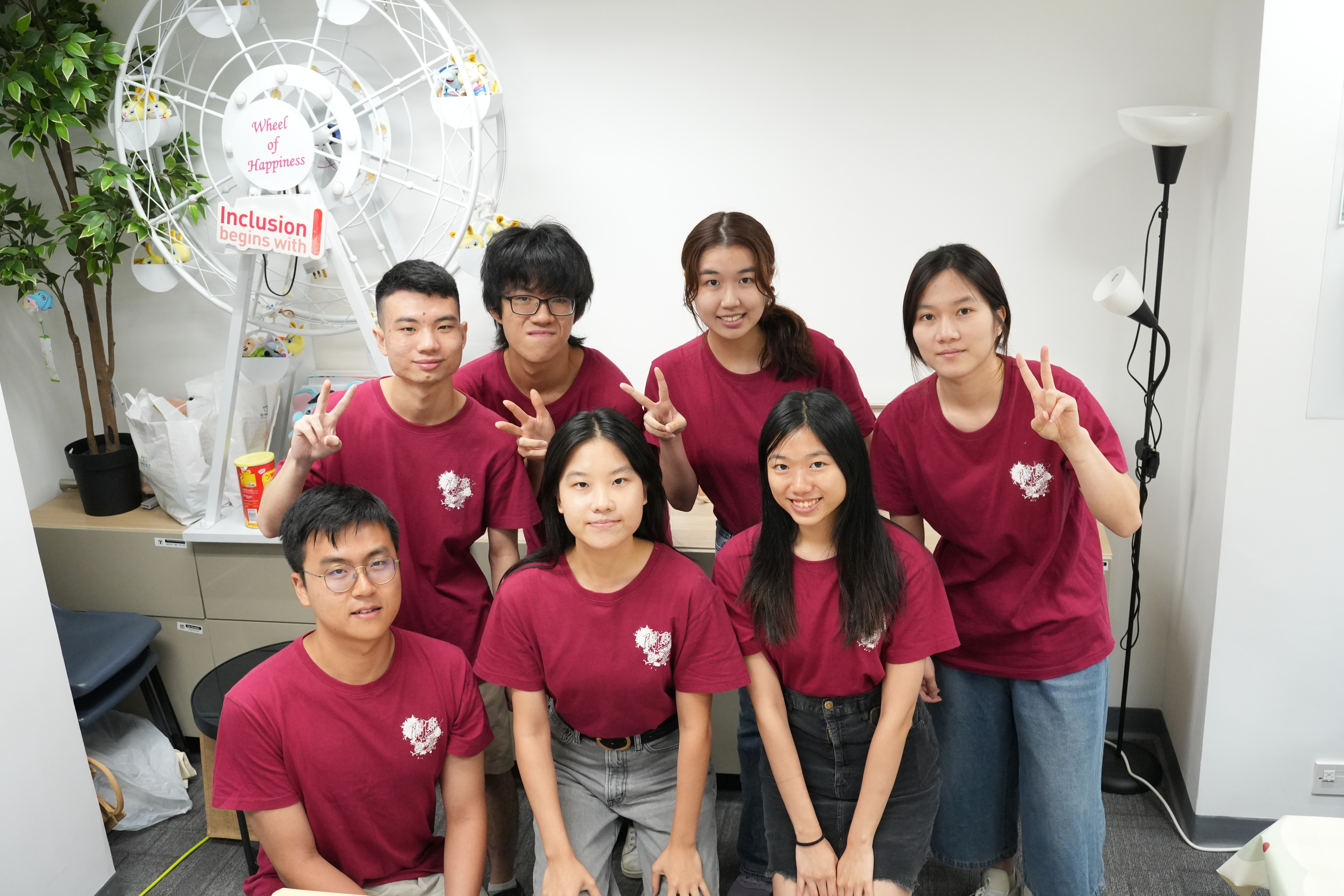 Group photo for Inclusion Ambassadors 25/26 AY. 2025/26 學年的共融大使合照。