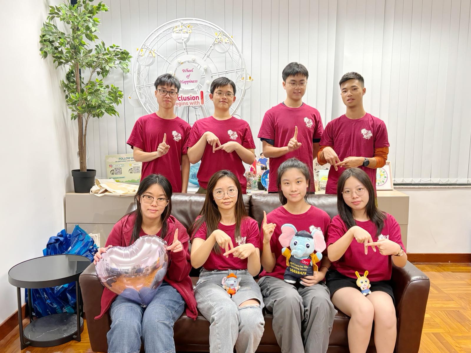 Group photo of Inclusion Amabassador 共融大使大合照