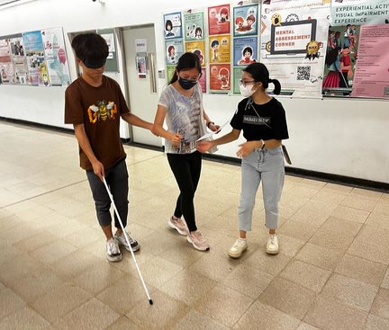 Experiential Activity: Visual Impairment experience photo