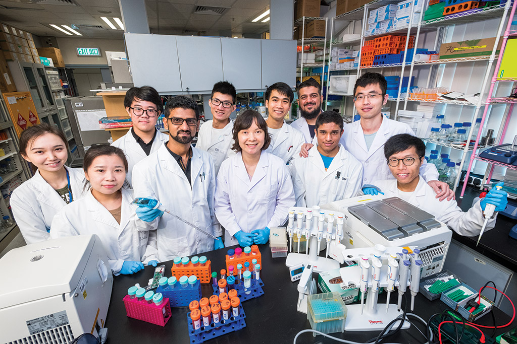 The research team produces EVs from red blood cells as drug carriers for treating cancer.
