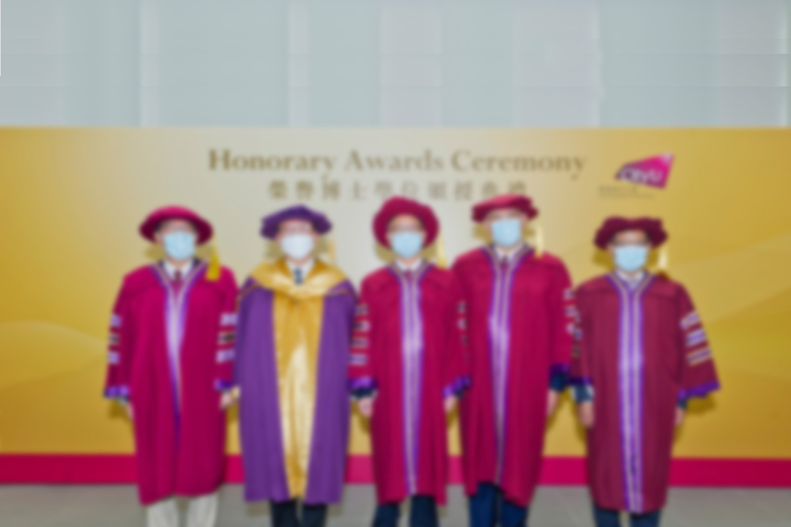 Two distinguished persons conferred honorary doctorates by CityU