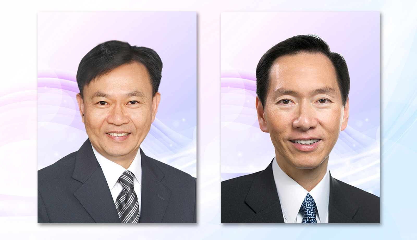  Dr Leung Pak-yin (left) and Dr the Honourable Bernard Charnwut Chan