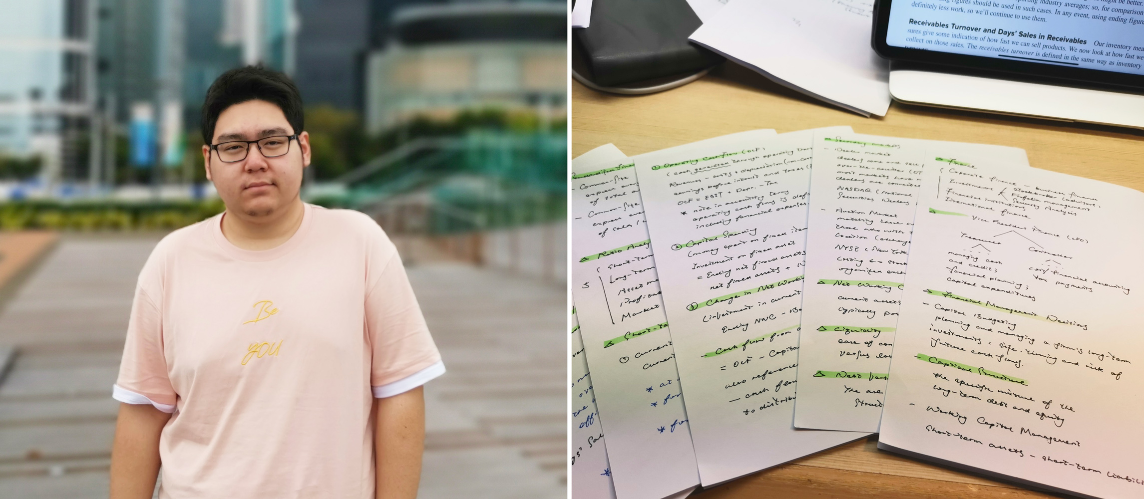 Wang Zifan is studying hard during the epidemic as a ‘thank you’ to his professors for their dedication.