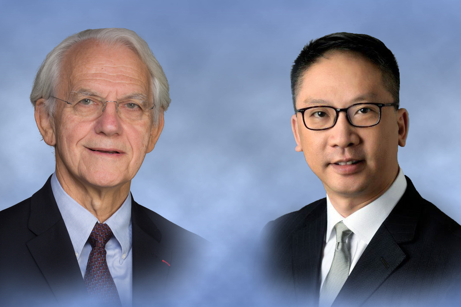 Professor Gérard Mourou and Dr Rimsky Yuen Kwok-keung, 