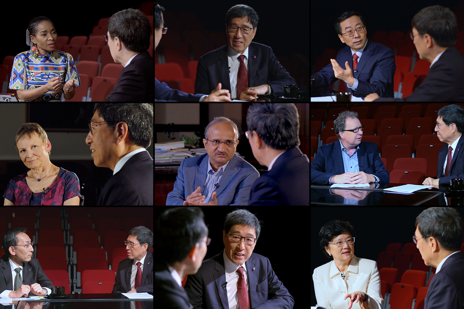 President Kuo’s interviews with presidents from top universities in South Africa, India, Germany, Japan and mainland China in the first series. 