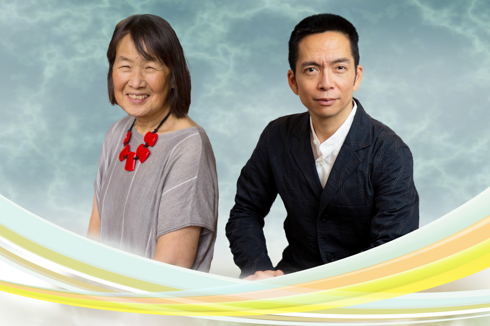 (From left) Prof Evelyn Hu, Dr John Maeda