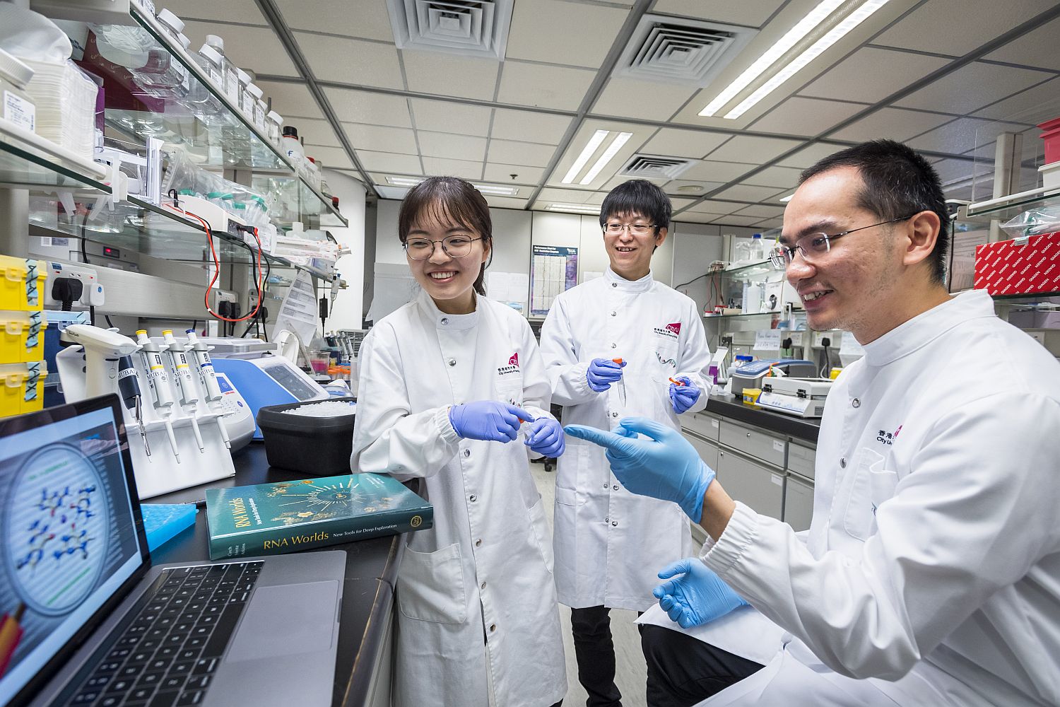 Dr Kwok set up a laboratory at CityU to continue exploring the structure of G-quadruplex.