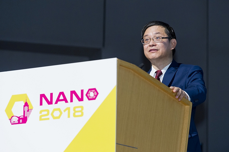 Professor Lu Jian, Vice President (Research and Technology) and Chairman of the conference organizing committee, said in his opening remarks that CityU was very honourable to be the host of NANO 2018.