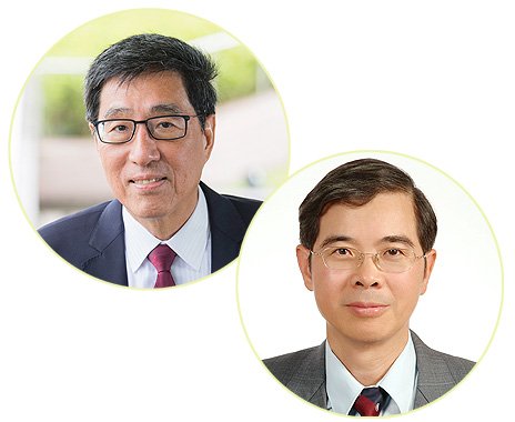 The paper was co-authored by Professor Kuo (top) and Professor Pan (bottom).