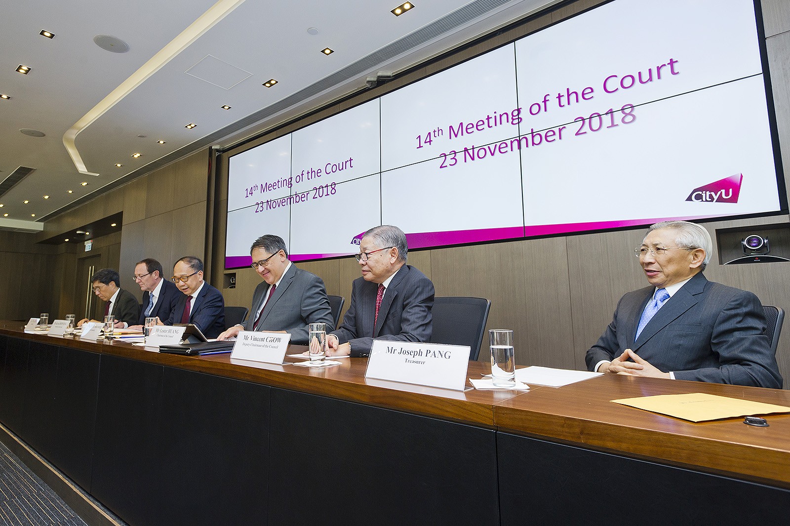The Court learned about the latest developments at CityU.
