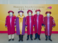 Two distinguished persons conferred honorary doctorates by CityU