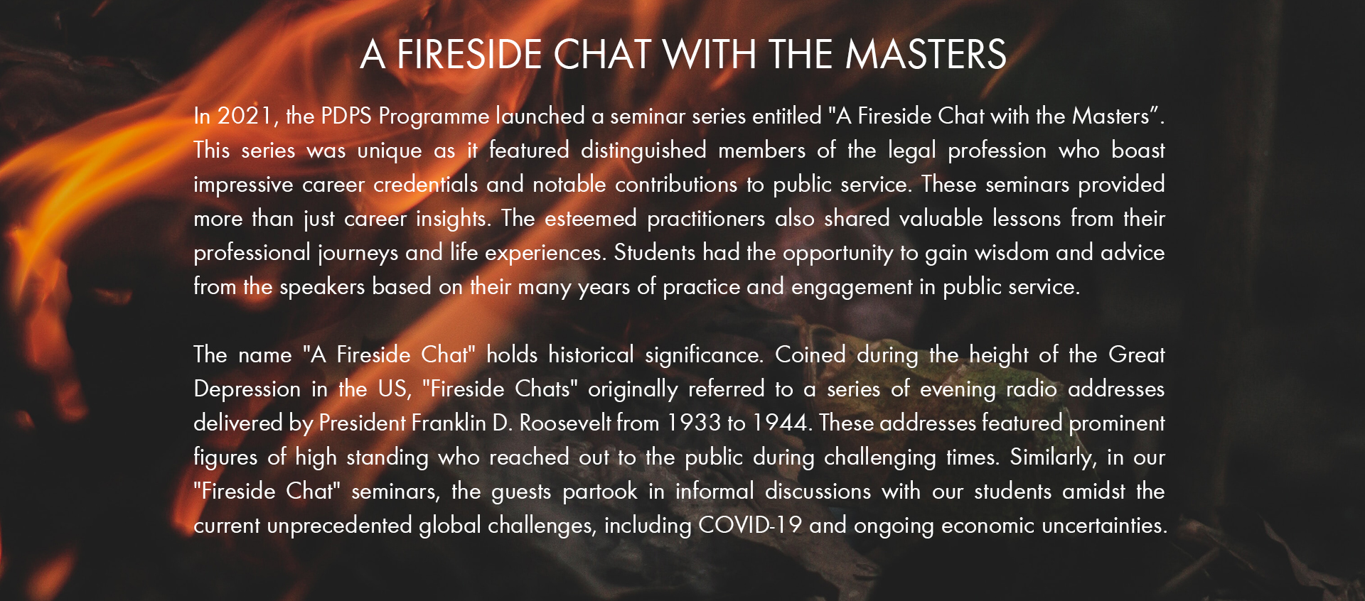 Fireside Chat