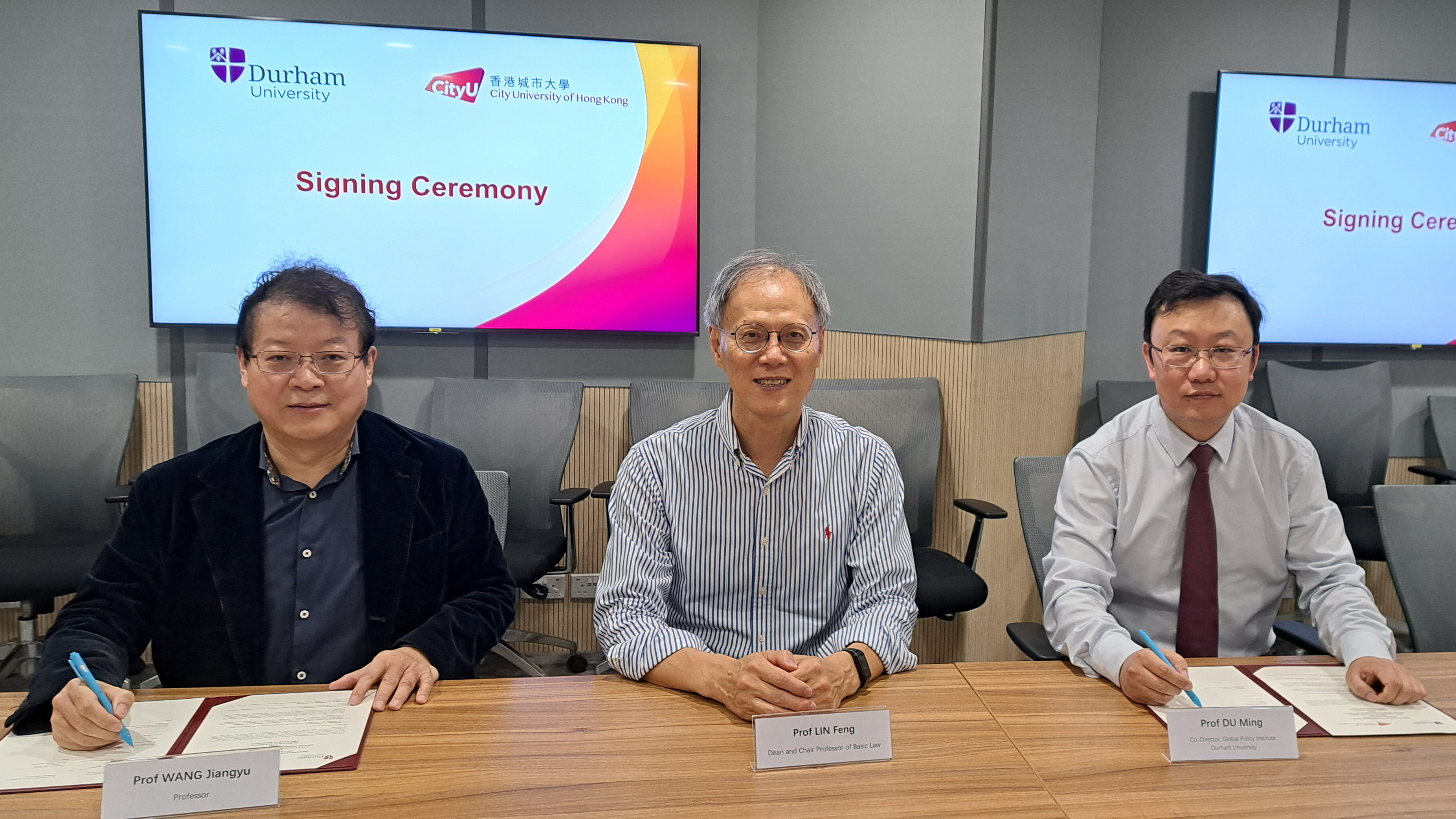 CCCL signs MOU with Durham University’s Global Policy Institute