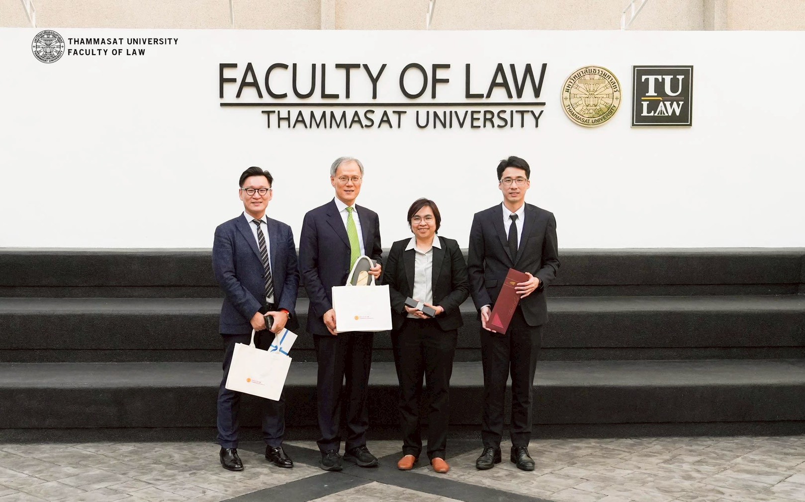 CityUHK School of Law Delegation Visits Thammasat University Faculty of Law, the Court of Justice of Thailand, and Chulalongkorn University Faculty of Law