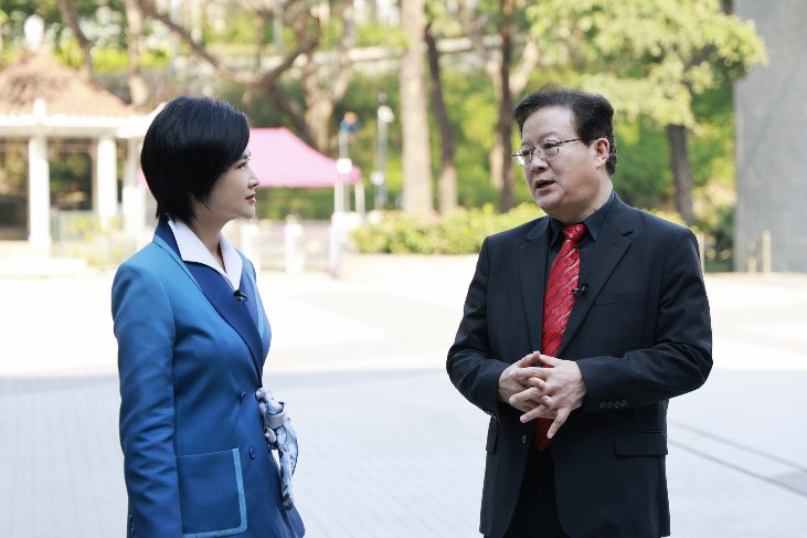 Professor Wang Jiangyu Appears in TV Interview Analysing Changes in the International Order