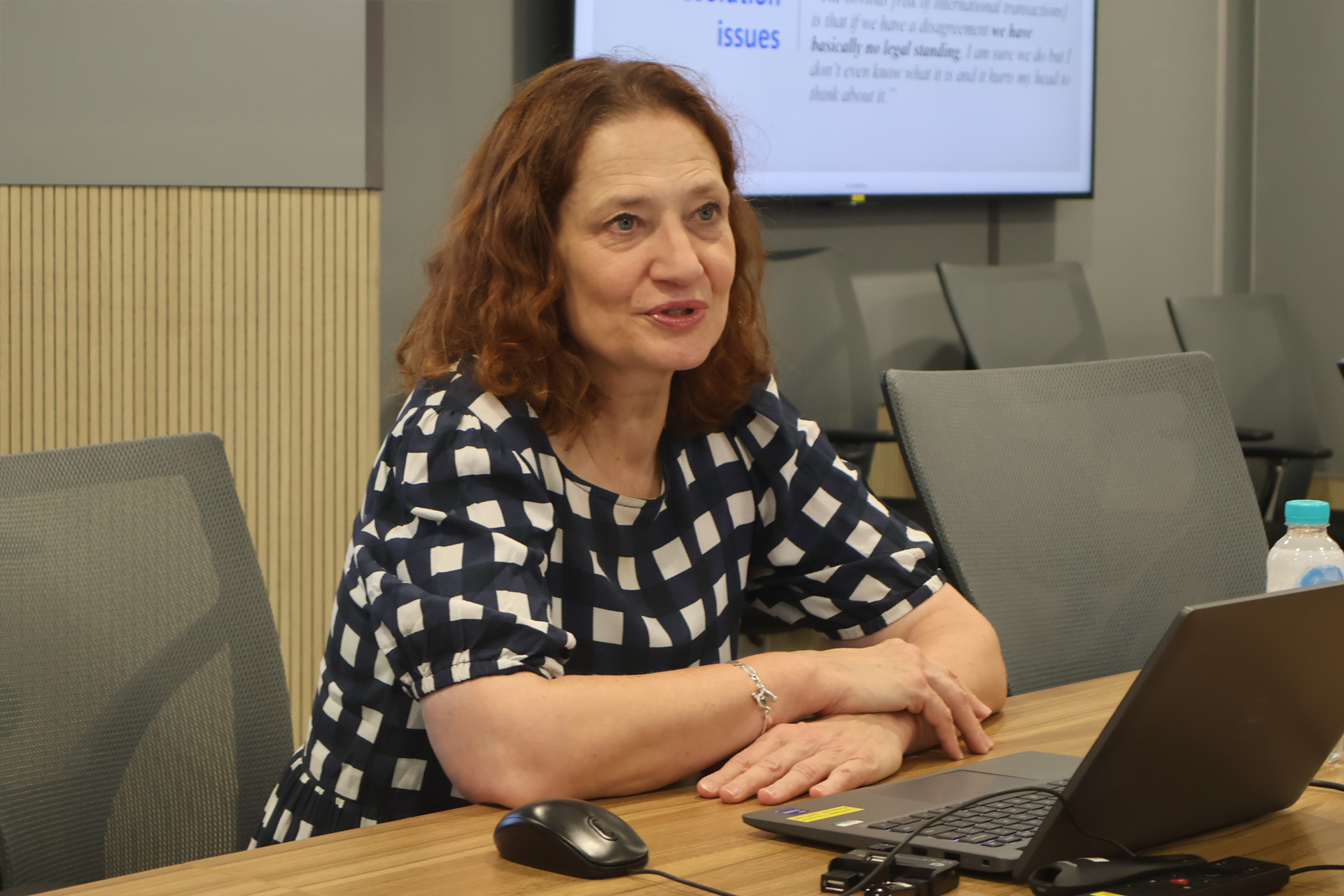 Seminar on SMEs and Cross-border Dispute Resolution with Professor Petra Butler