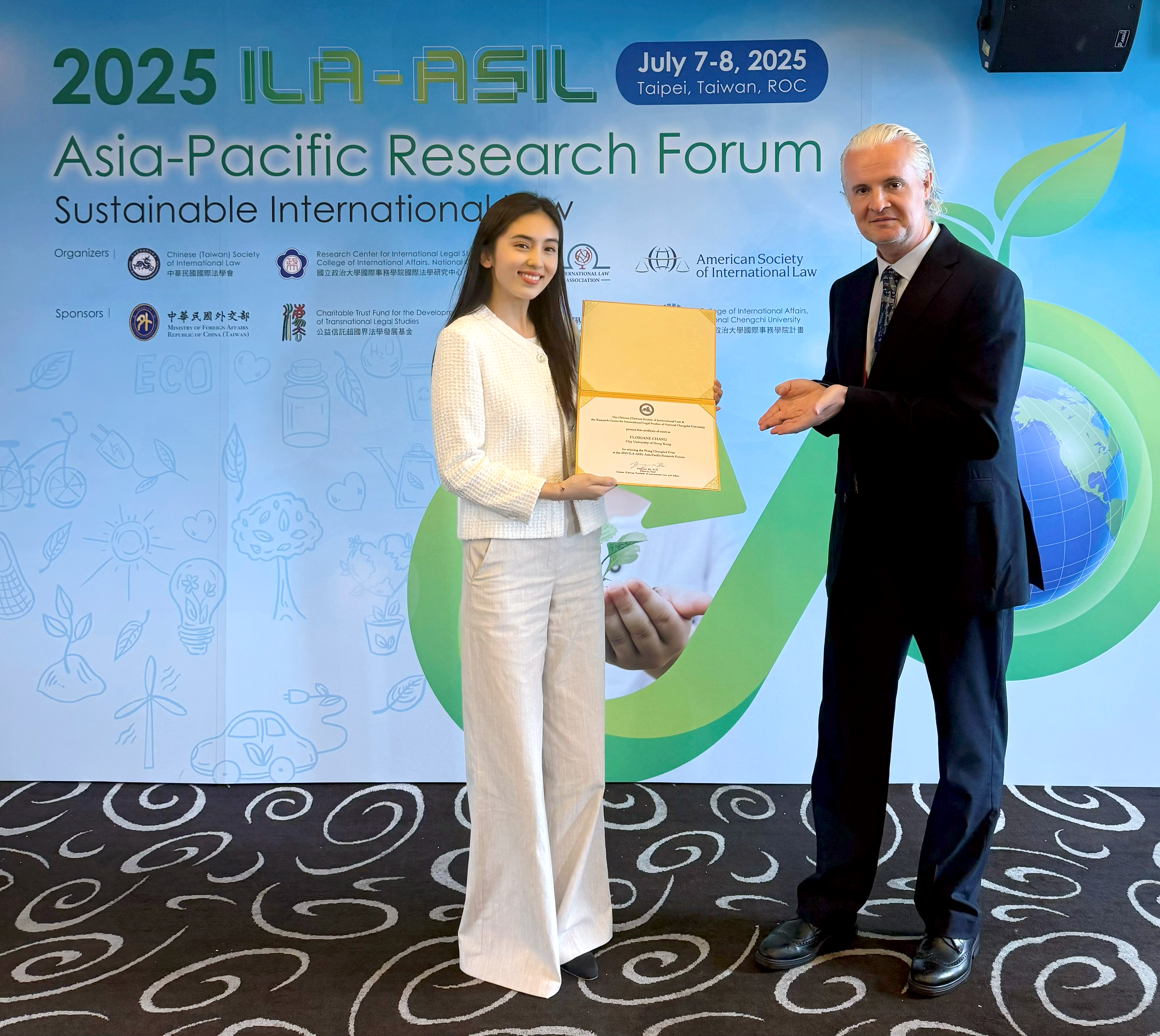 Floriane CHANG Awarded Wang Chonghui Prize at ILA-ASIL 2025