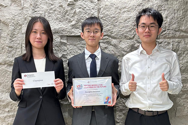 CityUHK School of Law Wins Champion at YSG Think Tank 2026