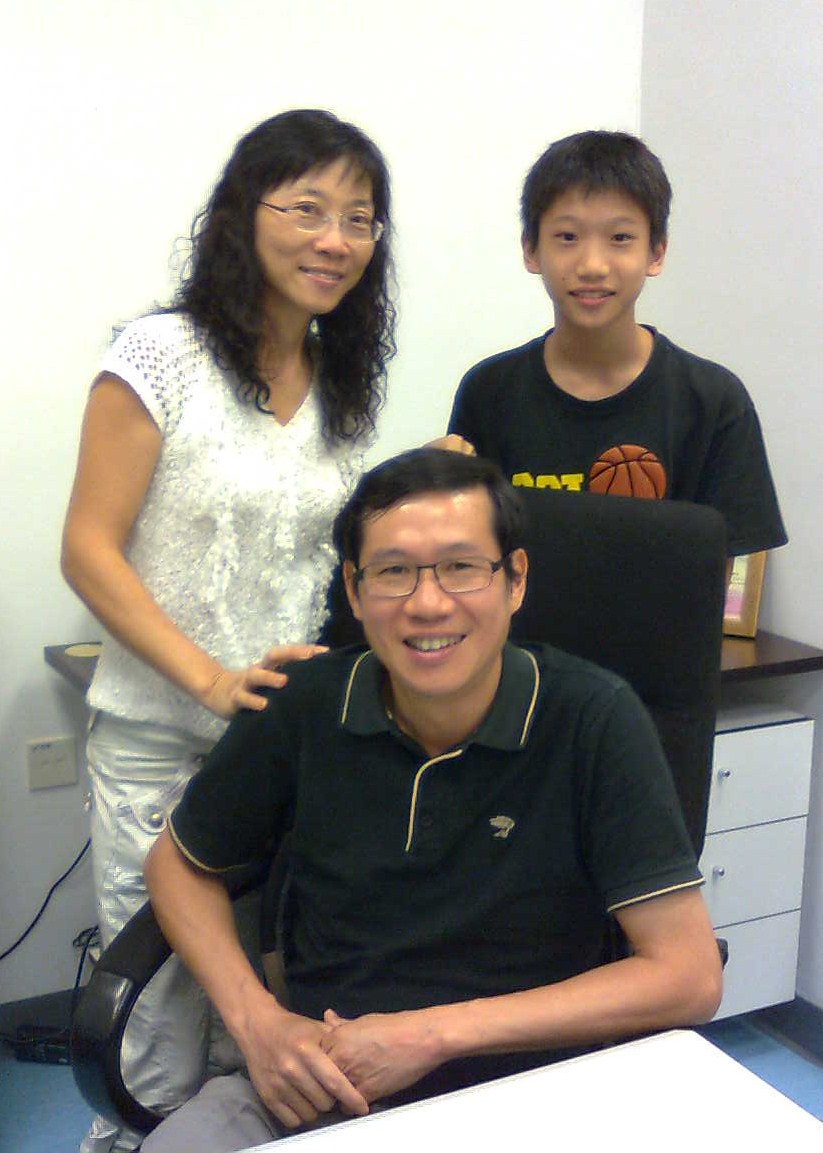 Alan and his family