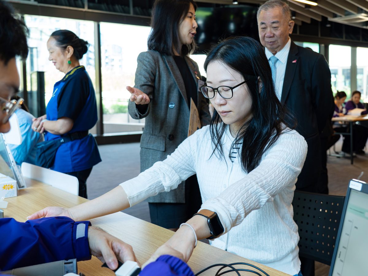 Free community health screening under the Hongqiao C2 Health Guardian Programme