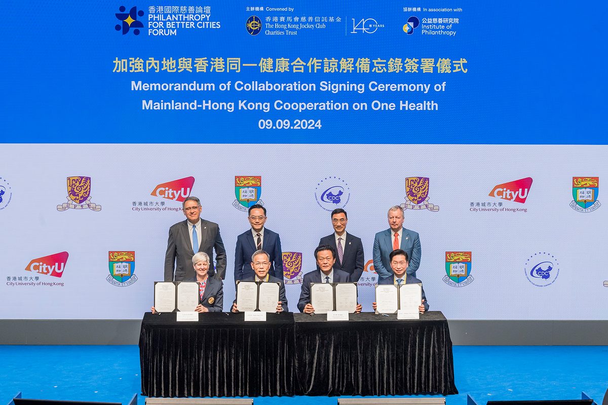 CityUHK signs a public-health collaboration with the China CDC and Hong Kong medical schools