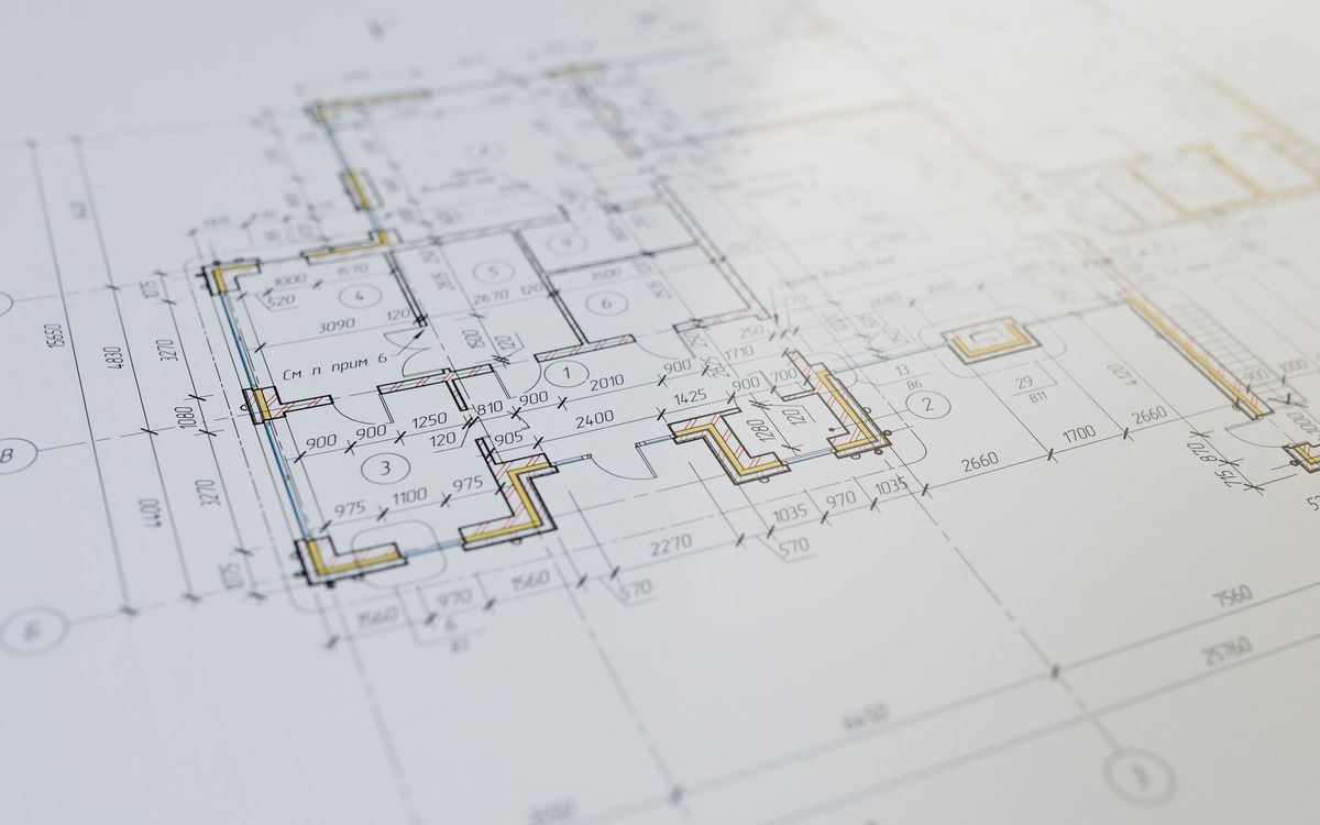 A detailed architectural floor plan drawing