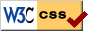 W3C valid CSS logo